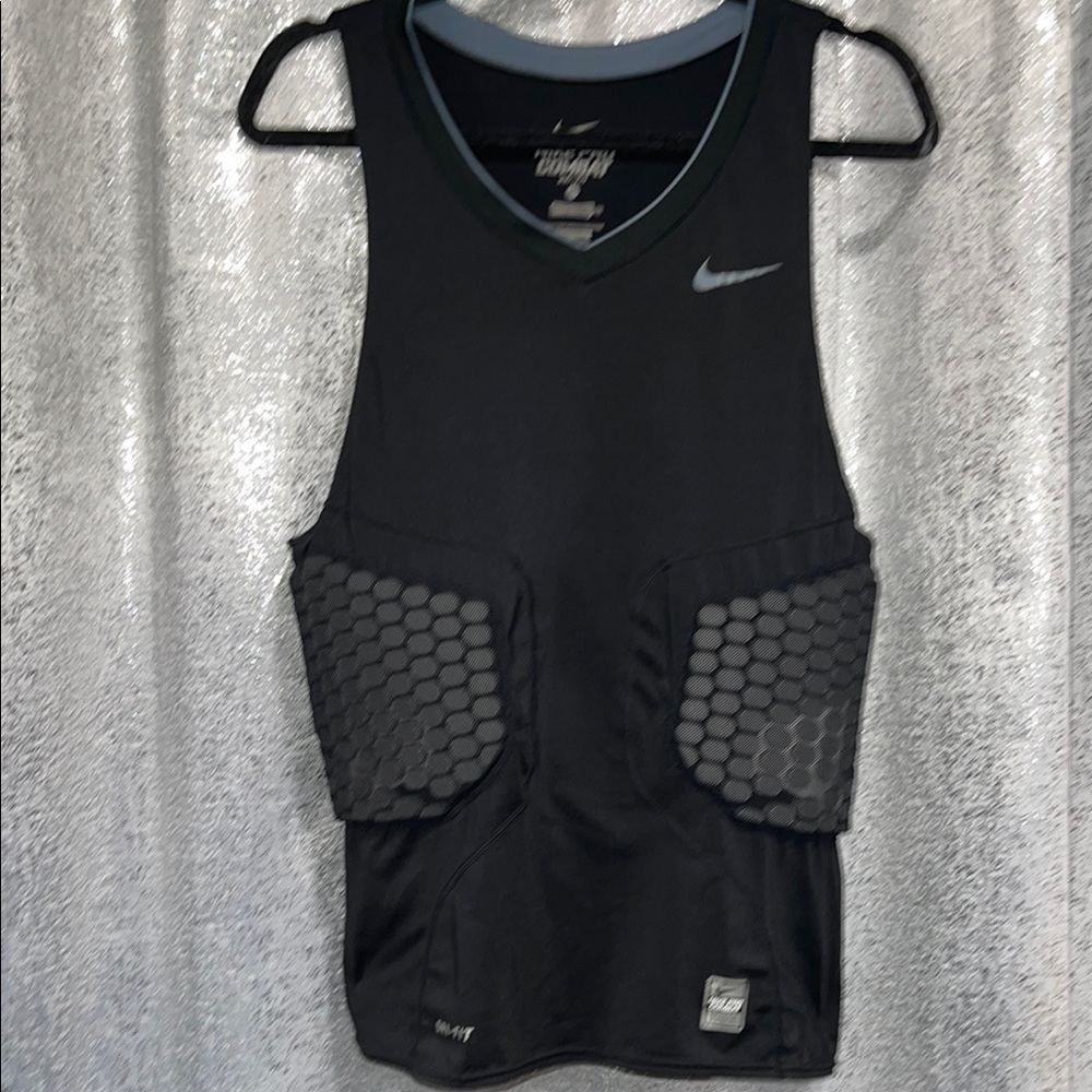 Nike Black Combat Padded Football Tank Top